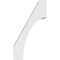 Ekena Millwork 3 1/2-in. W x 10-in. D x 18-in. H Westlake Architectural Grade PVC Knee Brace BRCP035X10X18WTL - alternate 2